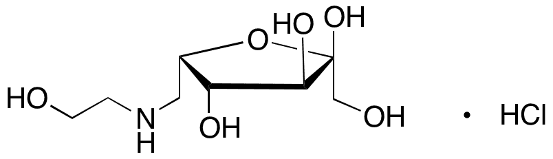 6-Deoxy-6-[(2-hydroxyethyl)amino]-alpha-L-sorbofuranose - Chemical structure and product image