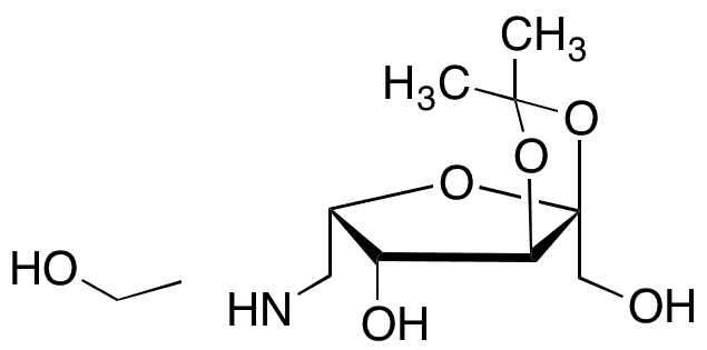 6-Deoxy-6-[(2-hydroxyethyl)amino]-2,3-O-(1-methylethylidene)-alpha-L-sorbofuranose - Chemical structure and product image