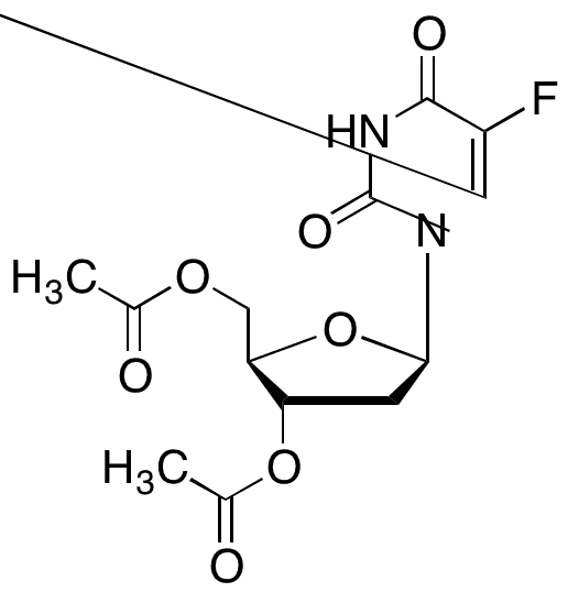 3,5-Di-O-acetyl-5-fluoro-2-deoxyuridine - Chemical structure and product image