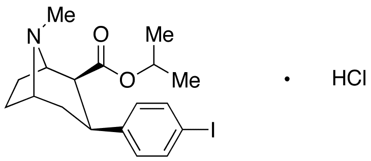 3-Deoxy-3-(p-iodophenyl) Î±-Ecgonine Isopropyl Ester Hydrochloride - Chemical structure and product image