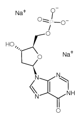 2-Deoxyinosine 5-Monophosphate Disodium Salt - Chemical structure and product image