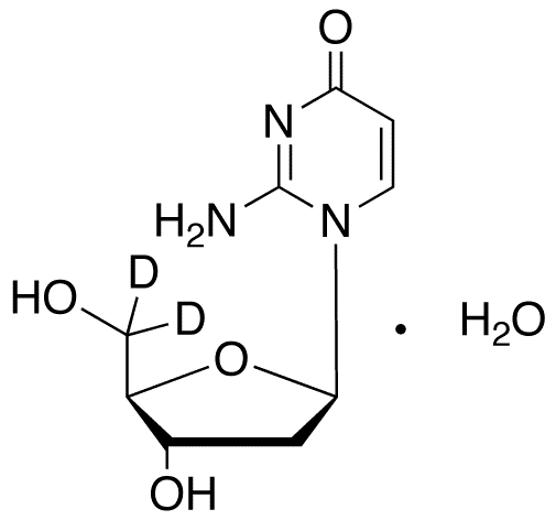 2-Deoxy Isocytidine-5,5-d2 Monohydrate - Chemical structure and product image