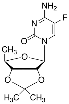 5-Deoxy-2,3-O-isopropylidene-5-fluorocytidine - Chemical structure and product image