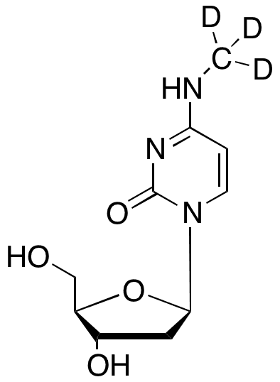 2â€™-Deoxy-N-methyl-cytidine-d3 - Chemical structure and product image