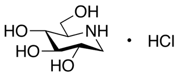 Deoxynojirimycin Hydrochloride - Chemical structure and product image