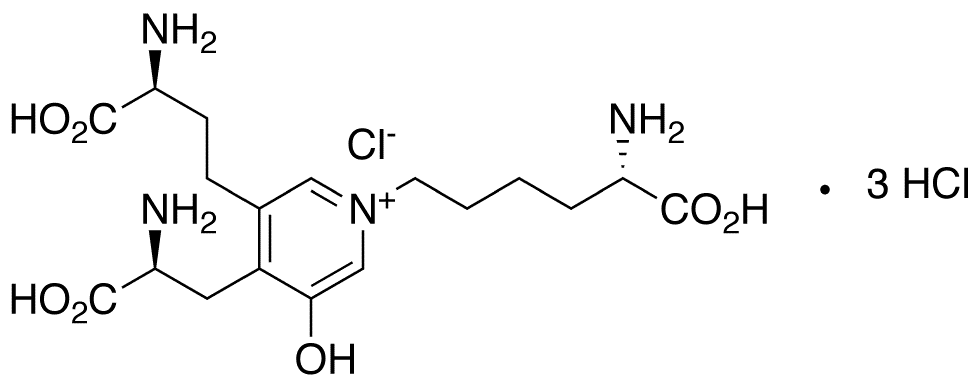 Deoxypyridinoline Chloride Trihydrochloride Salt - Chemical structure and product image