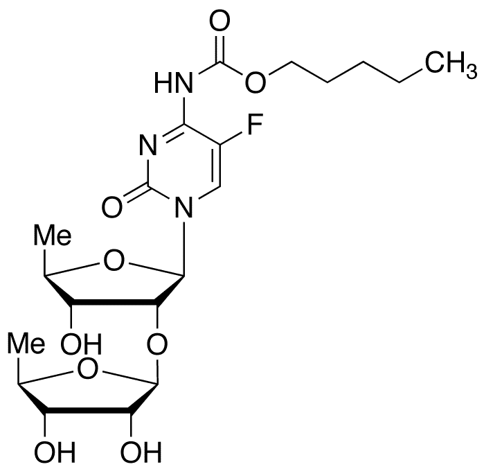 2-O-(5-Deoxy-beta-D-ribofuranosyl) Capecitabine - Chemical structure and product image
