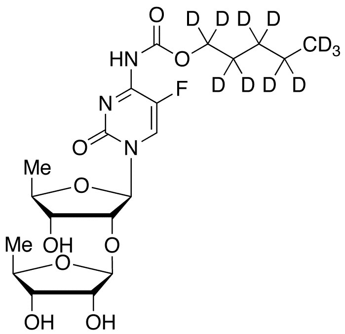 2-O-(5-Deoxy-beta-D-ribofuranosyl) Capecitabine-d11 - Chemical structure and product image