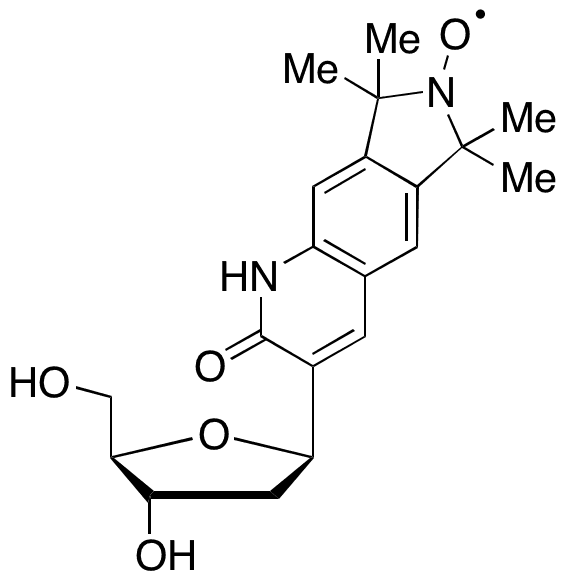 3-(2-Deoxy-beta-D-ribofuranosyl)-1,2,6,8-tetrahydro-6,6,8,8-tetramethyl-2-oxo-7H-Pyrrolo[3,4-g]quinolin-7-yloxy - Chemical structure and product image