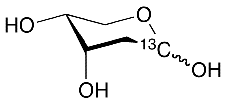 2-Deoxy-D-ribose-1-13C - Chemical structure and product image