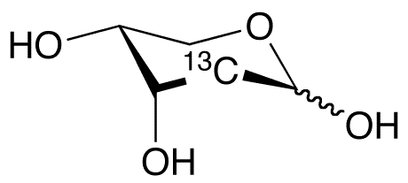 2-Deoxy-D-ribose-2-13C - Chemical structure and product image