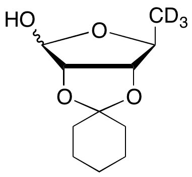 5-Deoxy-D-ribose[cyclohexane]-d3 - Chemical structure and product image