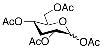 3-Deoxy-1,2,4,6-tetra-O-acetyl-D-glucopyranose - Chemical structure and product image