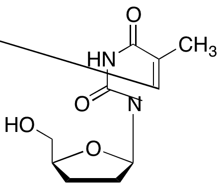 3-Deoxythymidine - Chemical structure and product image