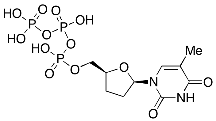 3-Deoxy-thymidine 5-(Tetrahydrogen Triphosphate) - Chemical structure and product image