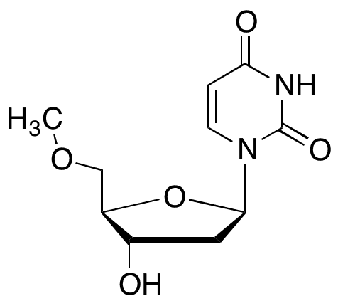 2-Deoxy-5-O-methyl-uridine - Chemical structure and product image