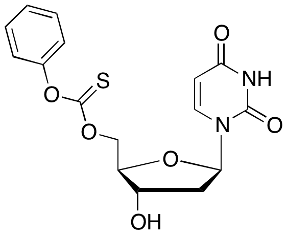 2-Deoxy-uridine 5-(O-Phenyl Carbonothioate) - Chemical structure and product image