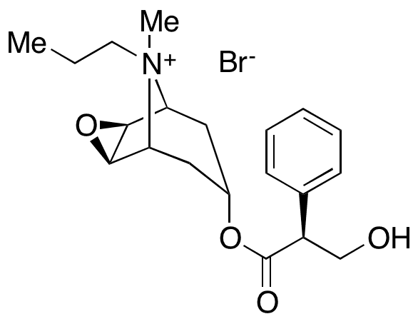 N-Desbutyl-N-propylscopolammonium Bromide - Chemical structure and product image
