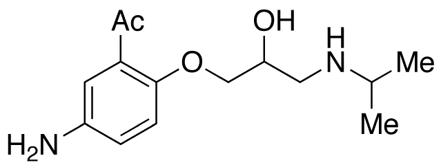 rac N-Desbutyroyl Acebutolol - Chemical structure and product image