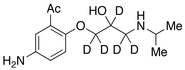 rac N-Desbutyroyl-d5 Acebutolol - Chemical structure and product image