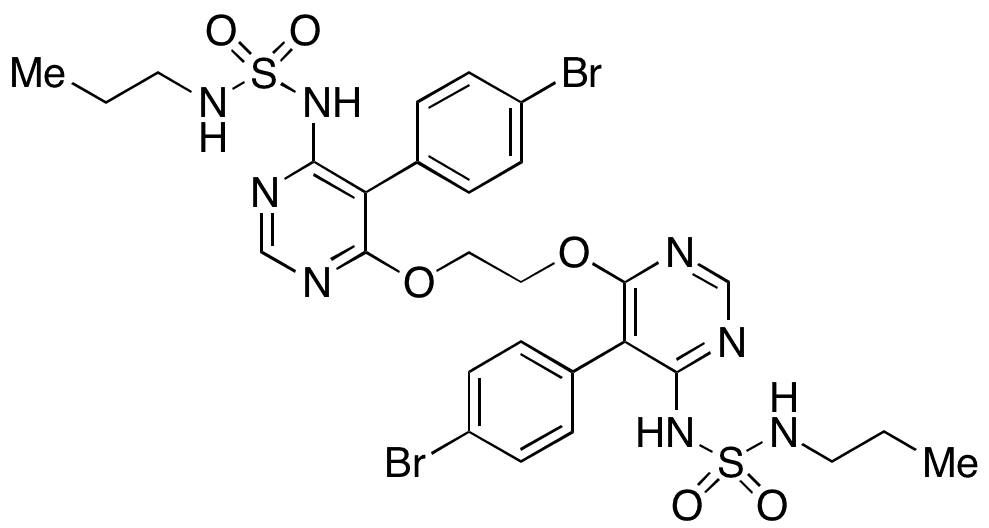 O-Desbromo-pyrimidinyl O-[6-N-(Nâ€™-propyl)sulfamido-5-(4-bromophenyl)pyrimidin-4-yl] Macitentan - Chemical structure and product image