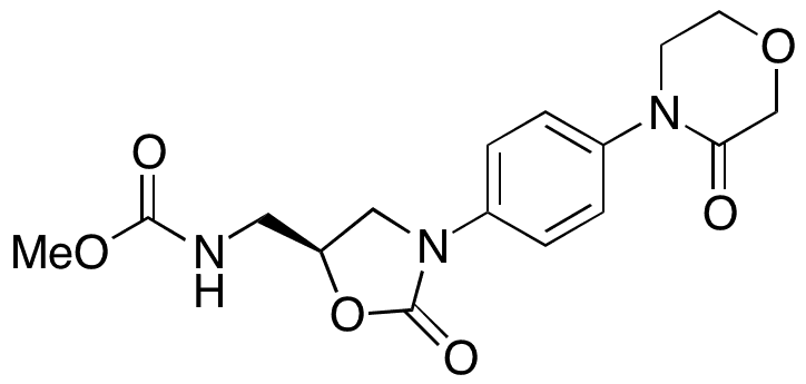 Des(5-chloro-2-carboxythienyl) Methoxycarbonyl Rivaroxaban - Chemical structure and product image