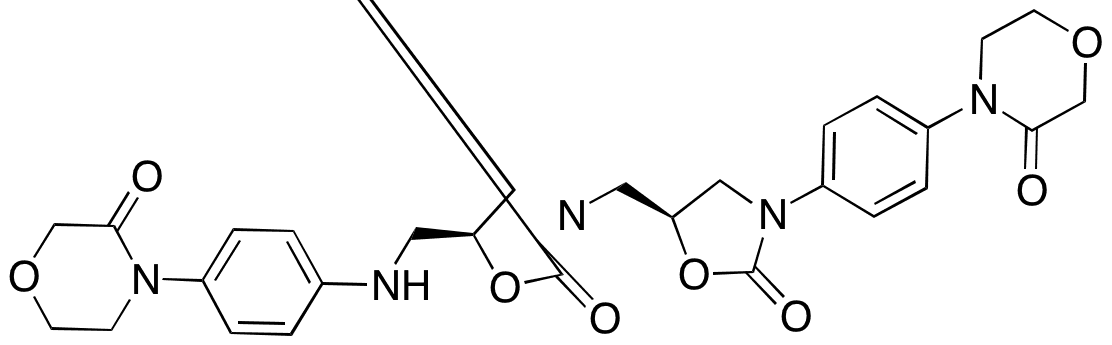 Des(5-chloro-2-animocarboxythienyl) 4-(3-Oxo-4-morpholinyl) Phenylanimomethyl-2-oxo-3-oxazolidinyl] Rivaroxaban - Chemical structure and product image