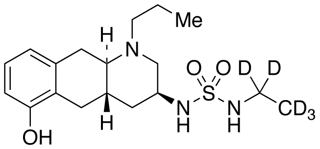 N-Desethyl Quinagolide-d5 Hydrochloride - Chemical structure and product image