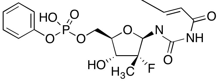 Des-alanyl Sofosbuvir - Chemical structure and product image
