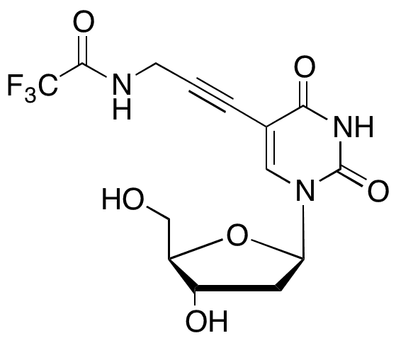 2-Deoxy-5-[3-[(2,2,2-trifluoroacetyl)amino]-1-propyn-1-yl]uridine - Chemical structure and product image