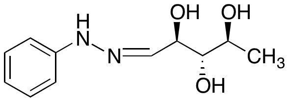 5-Deoxy-L-ribose Phenylhydrazone - Chemical structure and product image
