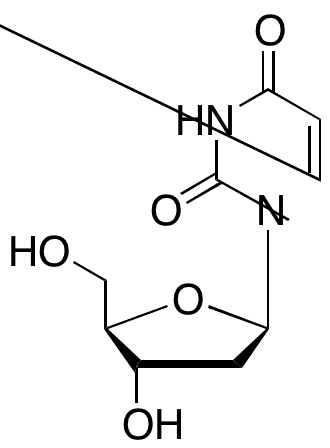 2-Deoxyuridine - Chemical structure and product image