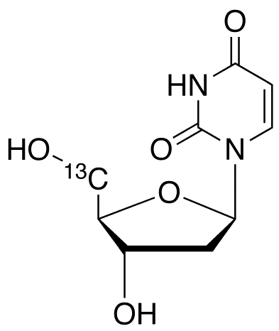 2-Deoxyuridine-5-13C - Chemical structure and product image