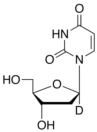 2-Deoxyuridine-1-d - Chemical structure and product image
