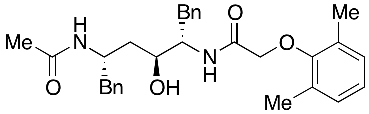 N2-Des(L-valinyl) N2-Acetyl Lopinavir - Chemical structure and product image