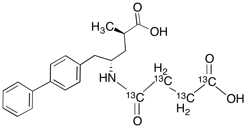 Desethyl Sacubitril-13C4 - Chemical structure and product image