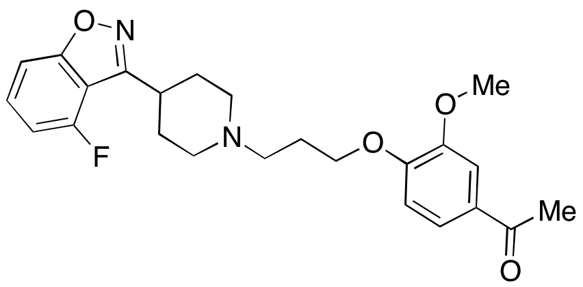 7-Desfluoro 5-Fluoro Iloperidone - Chemical structure and product image