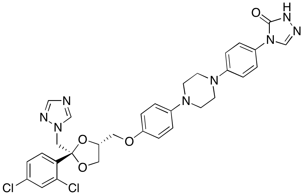 N-Desalkyl Itraconazole - Chemical structure and product image
