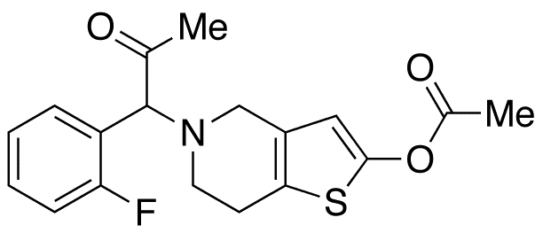Descyclopropyl-2-oxopropyl Prasugrel - Chemical structure and product image