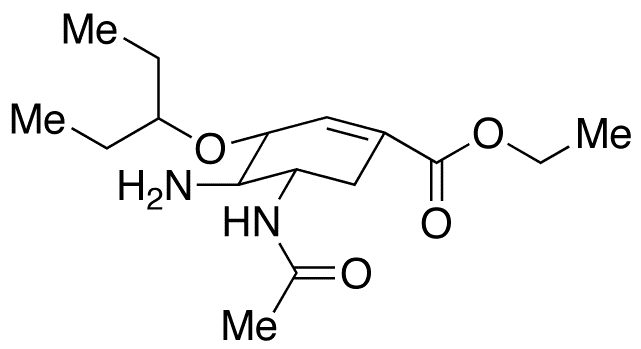 4-N-Desacetyl-5-N-acetyl Oseltamivir - Chemical structure and product image