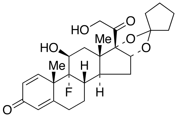 21-Desacetyl Amcinonide - Chemical structure and product image