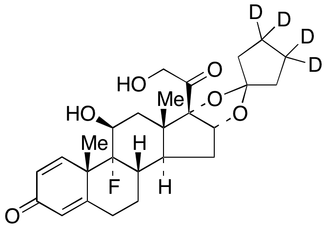 21-Desacetyl Amcinonide-D4 - Chemical structure and product image