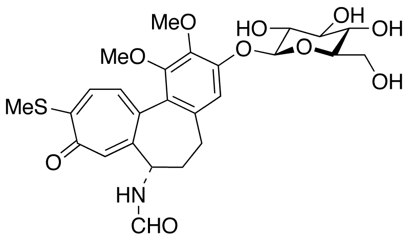 N-Desacetyl-N-formyl Thiocolchicoside - Chemical structure and product image