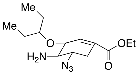 N-Desacetyl 5-Azido Oseltamivir - Chemical structure and product image
