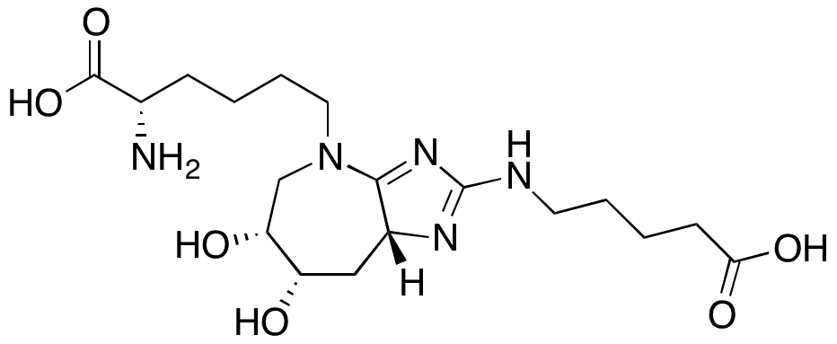 (6R,7S,8a-rac)-(4-Desamino)-glucosepane Trifluoroacetic Acid Salt - Chemical structure and product image