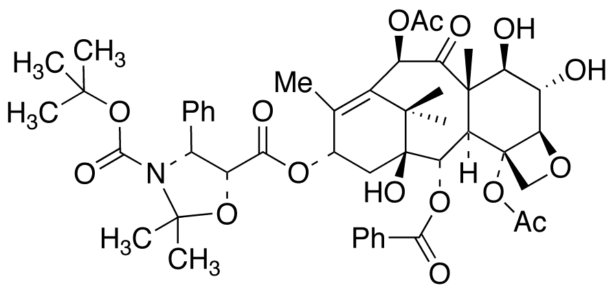 N-Desbenzoyl-N-tert-butoxycarbonyl-N,O-isopropylidene 6alffa-Hydroxy Paclitaxel - Chemical structure and product image
