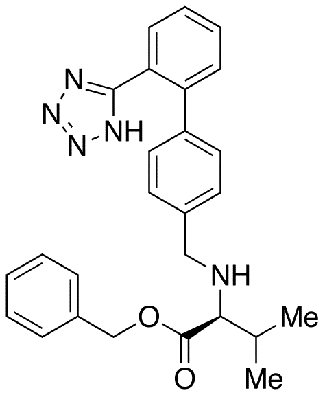 Des(oxopentyl) Valsartan Benzyl Ester - Chemical structure and product image