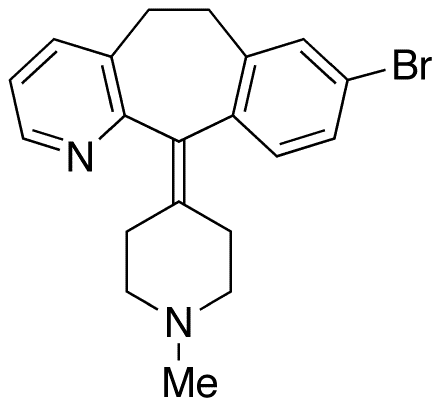 8-Deschloro-8-bromo-N-methyl Desloratadine - Chemical structure and product image