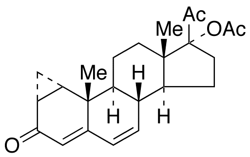 6-Deschloro Cyproterone Acetate - Chemical structure and product image