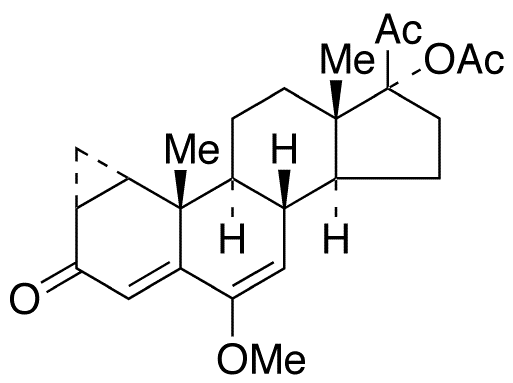 6-Deschloro-6-methoxy Cyproterone Acetate - Chemical structure and product image